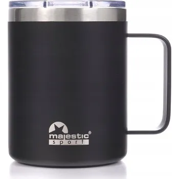 Termohrnek Termohrnek s uchem Majestic Sport Gump 400 ml - Černý