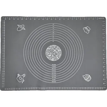 Kuchyňský vál SILIKONOVÝ VÁL KUCHYŇSKÁ PODLOŽKA S MÍRAMI 40x50