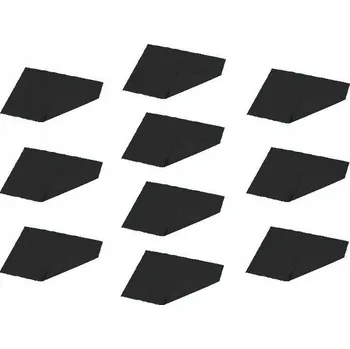 Utěrka 10x ČERNÝ Hadřík z MIKROVLÁKNA Utěrka na Brýle