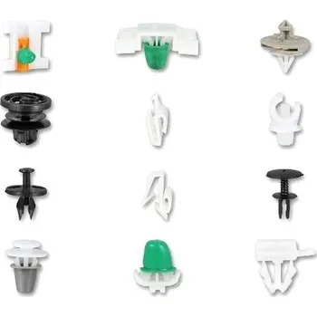 Příchytky čalounění pro interiér vozu Audi, sada 160 ks - ASTA A-TC015