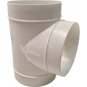 IP kamera Kulatý T-kus, T-rozdělovač 125 mm, bílé, VENTIKA