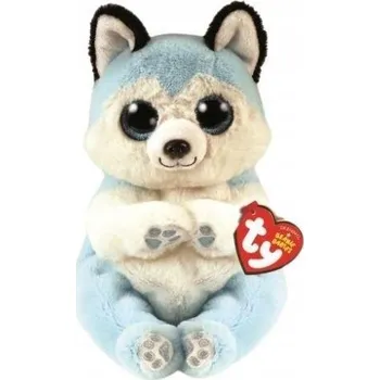 plyšák Beanie Babies Thunder - niebieski husky 15 cm
