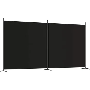 Paraván VidaXL 350277 Paraván 348x180 cm černý