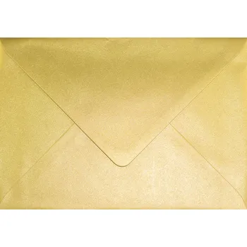 Ozdobné obálky na pozvánky B6 zlaté svatba křest vánoční přání 5ks