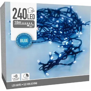 Vánoční dekorace Vánoční osvětlení na stromeček Koopman pro vnitřní i venkovní použití, 18 m, 201 - 300 světýlek