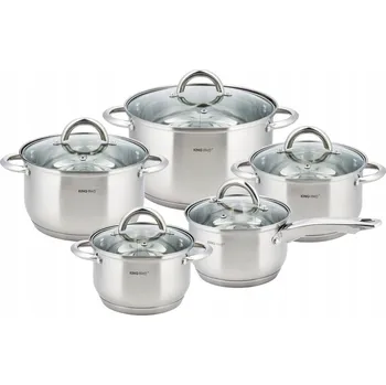 Sada hrnců Kinghoff Forest nerezová ocel 10 ks.