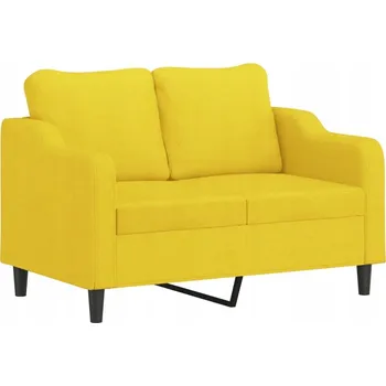 Pohovka Pohovka VidaXL 138 x 77 cm látka žlutá