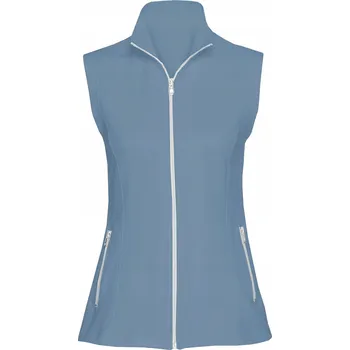 Dámská vesta VESTA PRO LÉKAŘKU SESTRU CLINIC DRESS BEZRUKÁVNÍK MODRÁ S