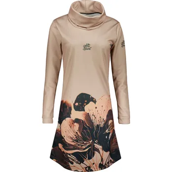 Dámská mikina Dámská prodloužená mikina premium ALTISPORT VOJ/ALW090MI06 HNĚDÁ M