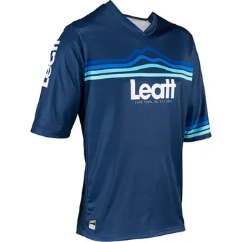 cyklistický dres LEATT BIKE DRES MTB ENDURO 3.0 DENIM BARVA NAVY BLUE VELIKOST L