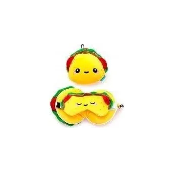 Obraz Foodiemals Taco Frida cestovní polštář a maska na oči - plyšová hračka