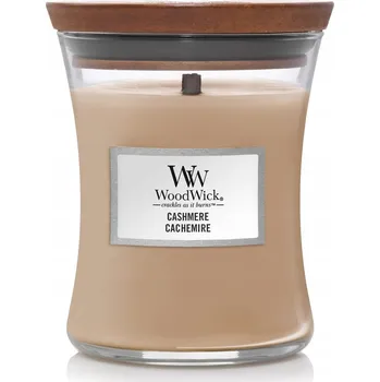 Svíčka Sójová vonná svíčka Cashmere Woodwick 1 ks