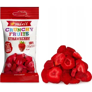 Sušená potravina Lyofilizované ovoce Mixit jahoda chipsy 13 g