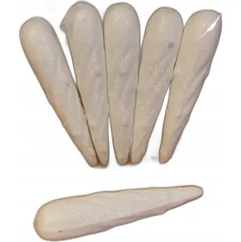 Vánoční dekorace RAMPOUCH rampouchy ledové LÓD ozdoba polystyren 6 Ks 11 cm