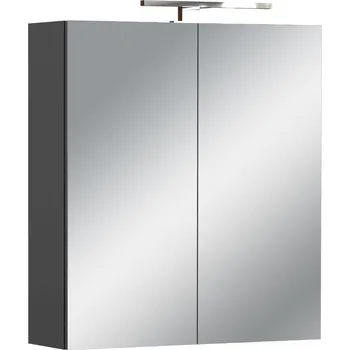 Koupelnový nábytek Germania Tmavě šedá koupelnová zrcadlová skříňka Arcena 71 x 60 cm
