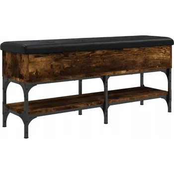 Botník Botník VidaXL 32 x 102 x 45 cm dub halifax černá