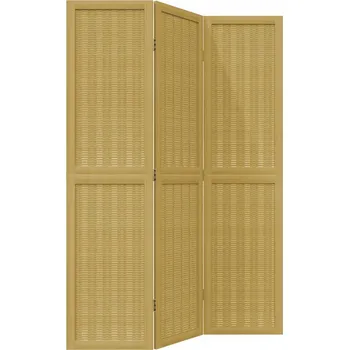 Paraván Paraván do pokoje, 3dílný, masivní dřevo paulovnie