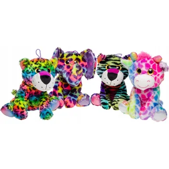 plyšák Barevný plyšák duhové zvířátko 20 cm – měkký, neobvyklý dárek