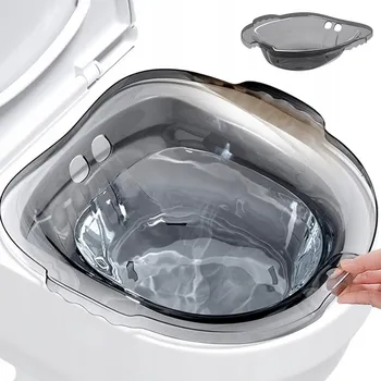 Obraz BIDETOVÉ SEDÁTKO ERGONOMICKÉHO TVARU - POMOC PŘI HEMOROIDECH A HOJENÍ