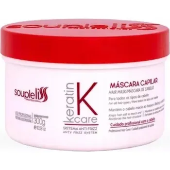Vlasová regenerace SOUPLELISS maska na vlasy Keratin Care 300 ml
