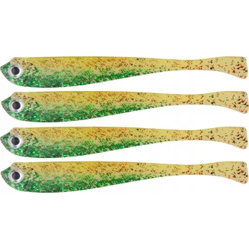 Umělá nástraha Imitace rybičky Gumy vlaštovky DRAGON Drop Shot Minnow 7,5 cm 4 kusy 030