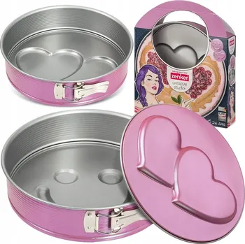 Forma na pečení Forma Na Dort forma na pečení s vyměnitelnými spodky Srdce, pusa Zenker