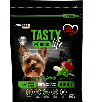 Krmivo pro psa TASTY DOGS LIFE Suché krmivo pro psy mini a malých plemen, jehněčí, 600g