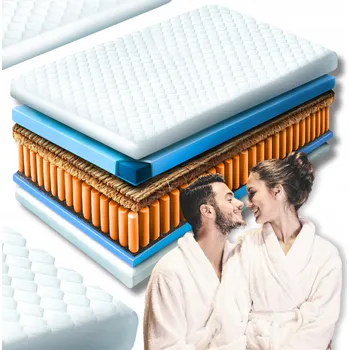 Matrace Matrace 160x200 H3 Kokosová pěna T35 Dvojitá pružinová tvrdá HAVANA