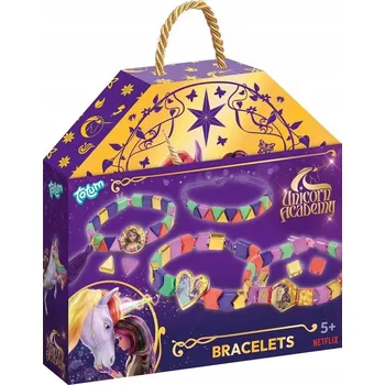 kreativní sada AKADEMIE JEDNOROŽCŮ VYTVOŘ SI VLASTNÍ NÁRAMKY kreativní sada +5 let