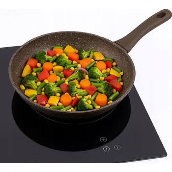 Pánev na smažení na indukci, plyn, s nepřilnavým povrchem Valdinox Aurum 20 cm