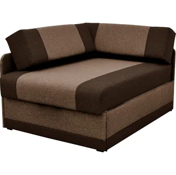 Křeslo Rozkládací křeslo Kondela hnědé