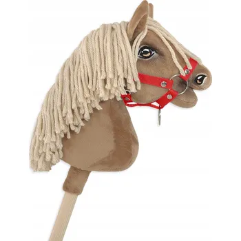 Hobby horsing Ohlávka pro koně Hobby Horse A4 - červená