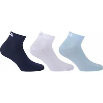 Pánské ponožky Ponožky FILA Quarter 3-pack sky 35-38