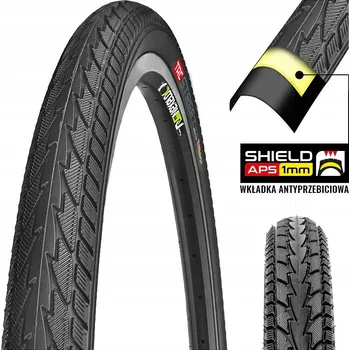 Plášť na kolo Plášť na kolo 26 x 1,75 (47-559) STREET TOUR s protidefektní úpravou TRC HY-156