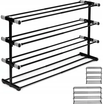 Botník Gockowiak 93 x 55 x 23,5 cm černá