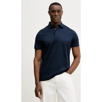 Pánské tričko Bavlněné polo tričko Tommy Hilfiger MW0MW41611 námořnická modř 59X, vel. L