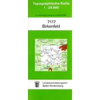 Topographische Karte Baden-Württemberg Birkenfeld