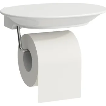 LAUFEN THE NEW CLASSIC Držák toaletního papíru, keramika 220x170, Bílá / Chrom - H8738530000001