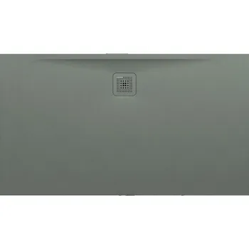 Sprchová vanička LAUFEN PRO Sprchová vanička, obdélníková, s odtokem na delší straně, materiál Marbond 1400x800, Betonově šedá - H2109530790001