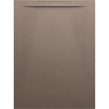 Sprchová vanička LAUFEN PRO S Sprchová vanička, obdélníková, s lineárním odtokem na kratší straně, materiál Marbond 1200x900, Caffè matná se strukturou - H2101871290001