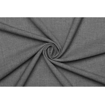 Kostýmová elastická směsová panenská vlna - Šedý melír