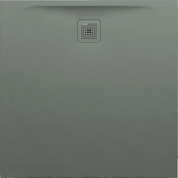 Sprchová vanička LAUFEN PRO Sprchová vanička, čtvercová, s odtokem na straně, materiál Marbond 1000x1000, Betonově šedá - H2119520790001