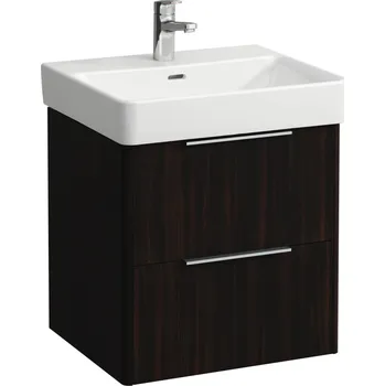 Koupelnový nábytek LAUFEN BASE Skříňka pod umyvadlo, 2 zásuvky, pro umyvadlo H810962 520x440, Tmavěhnědý jilm - H4021721102631