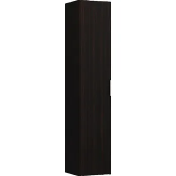 Koupelnový nábytek LAUFEN BASE Vysoká skříňka, závěsy dvířek vlevo (bočnice korpusu s radiusem) 350x335, Tmavěhnědý jilm - H4026711102631