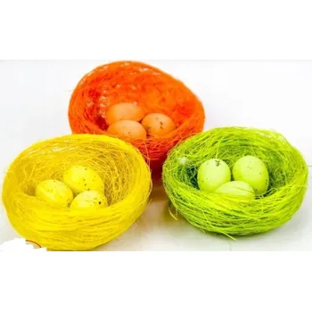 Velikonoční dekorace Velikonoční dekorace hnízda, 3 ks, 5329 Wie-0236