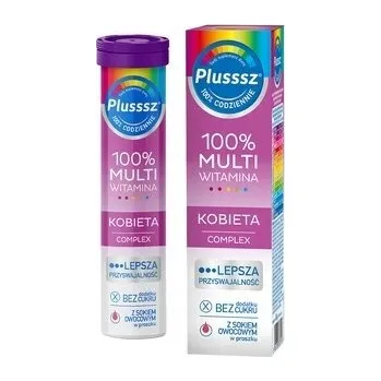 Plusssz 100% Multivitamin Komplex pro ženy, 20 šumivých tablet