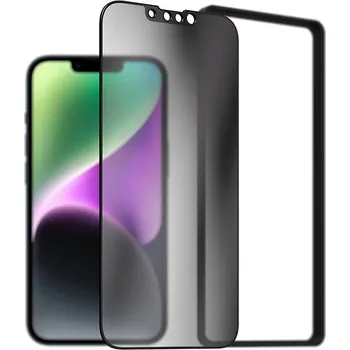 Telefonní příslušenství AlzaGuard 2.5D FullCover Privacy Glass Protector pro iPhone 13 / 13 Pro / 14 / 16e s rámečkem