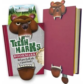 Obraz Teeth Marks - záložka "zubatá" - Medvěd