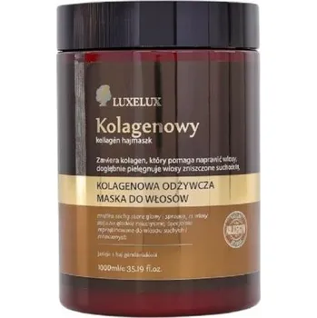 Vlasová regenerace Kolagenová vyživující maska na vlasy 1l Luxelux