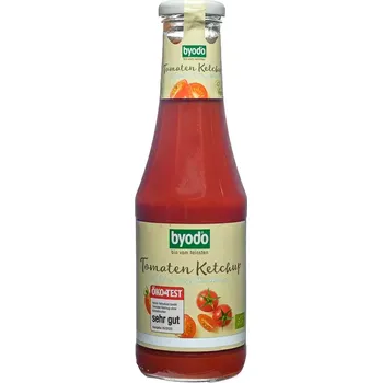 Omáčka Byodo Kečup bez přidaného cukru 500 ml bio BIO VEGAN BEZLEPEK Množství: 1 ks